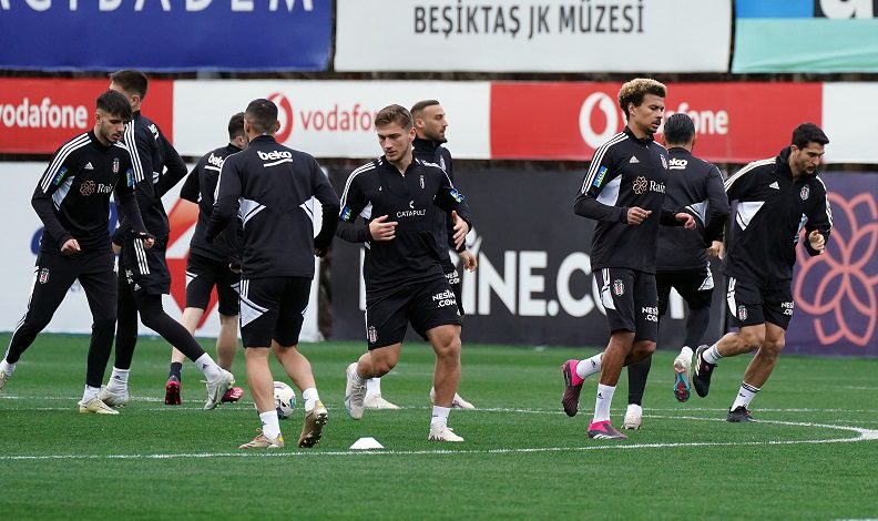 Beşiktaş, Medipol Başakşehir maçı hazırlıklarını sürdürdü