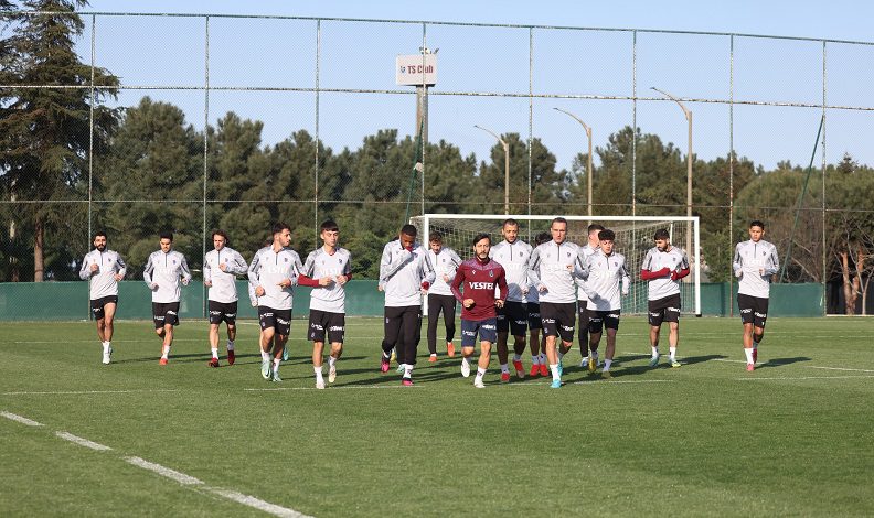 Trabzonspor, Kayserispor maçı hazırlıklarını sürdürdü