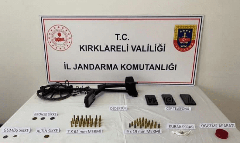 Bizans ve Roma sikkeleri ele geçirildi