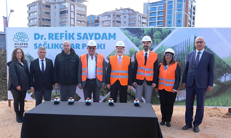 Nilüfer’de Sağlıkçılar Parkı’nın temeli atıldı