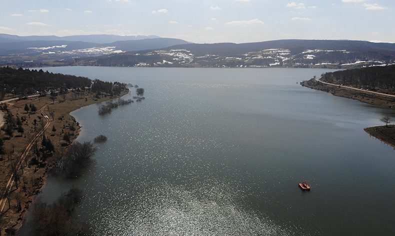 Gölköy Göleti’nde su seviyesi yükseldi
