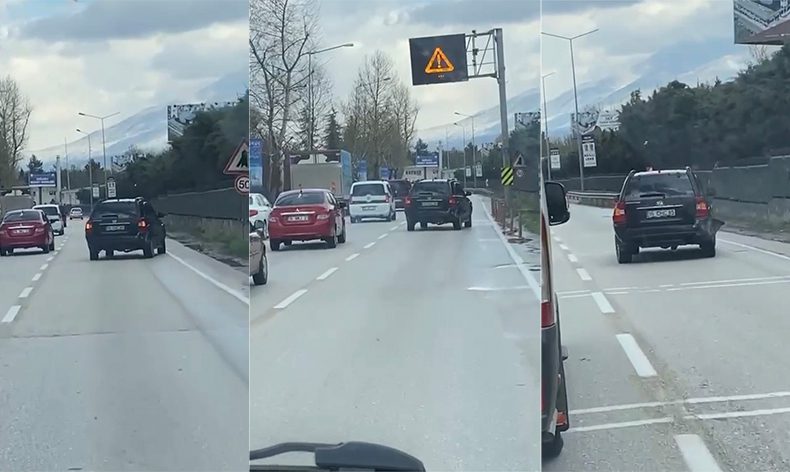 Yan yan seyreden cipi görenler, gözlerine inanamadı