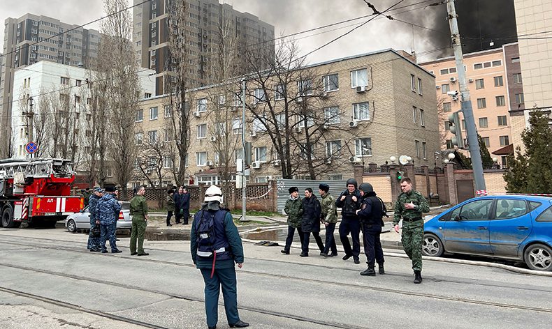 Rusya’da FSB binasında yangın