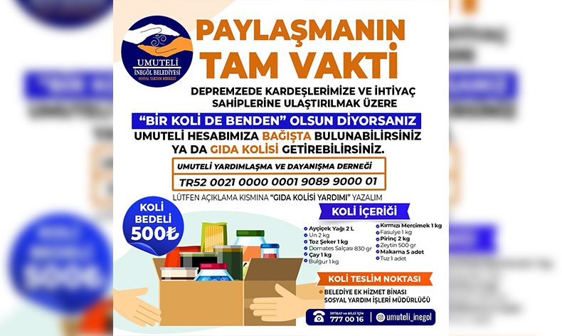 Yardım kampanyası başlatıldı