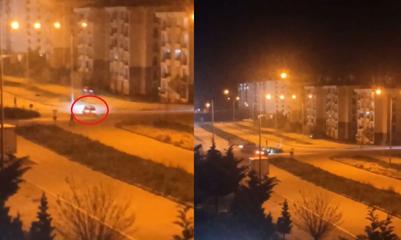 Drift atarak mahalle sakinlerini rahatsız ettiler