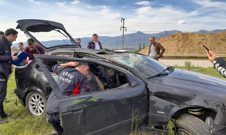 Erbaa’da trafik kazası