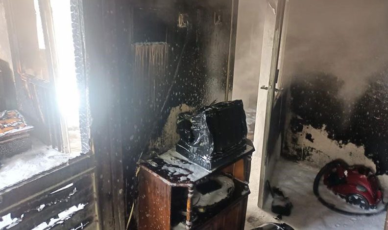 Söke’de ev yangını