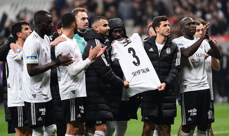 Beşiktaşlı futbolculardan Tayyip Talha’ya destek