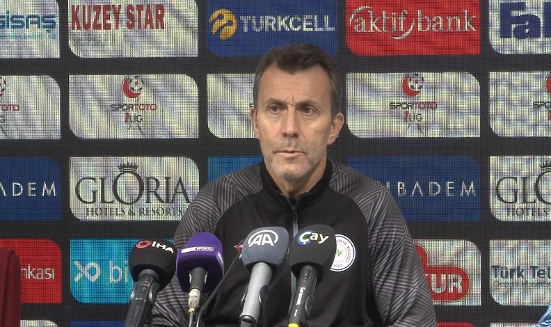 Çaykur Rizespor Teknik Direktörü Bülent Korkmaz: “Hak ettiğimiz bir galibiyetti”