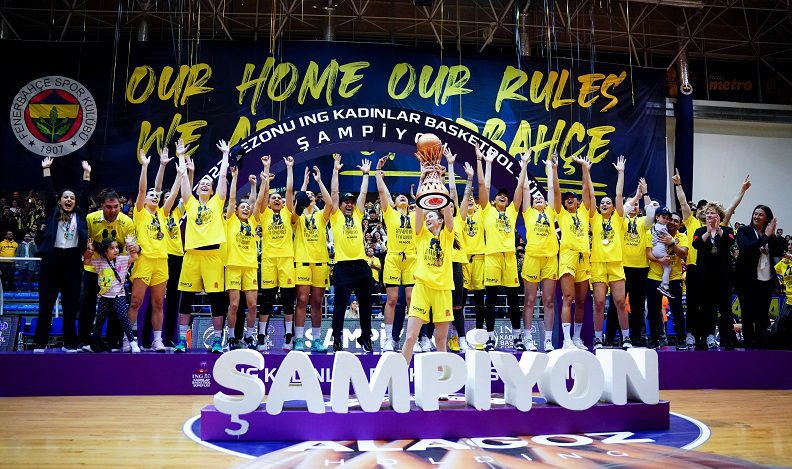 Kadınlar Basketbol Süper Ligi’nde şampiyon Fenerbahçe