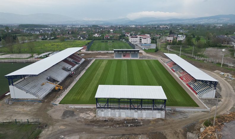 Yedek stadyum şekillenmeye başladı