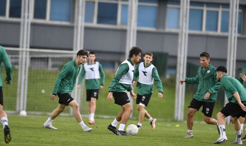 Bursaspor pas-pres çalıştı
