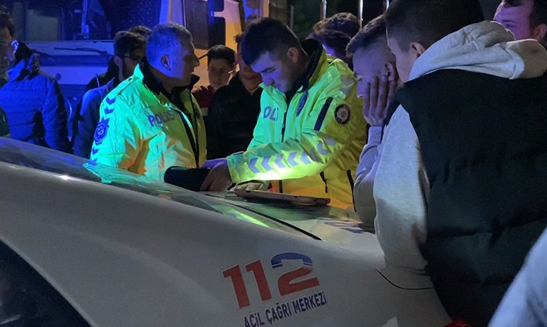 Drift atan sürücüye ceza yağdı