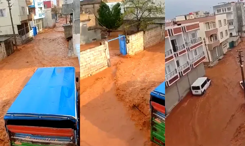 Sağanak sele neden oldu