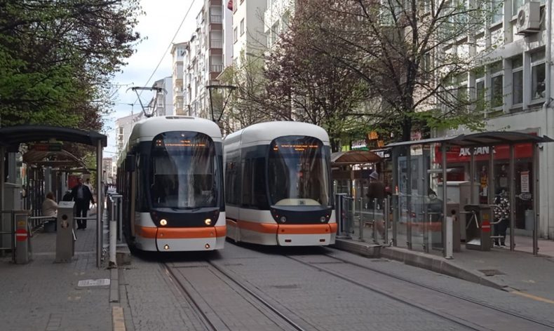 Tramvay seferleri durdu