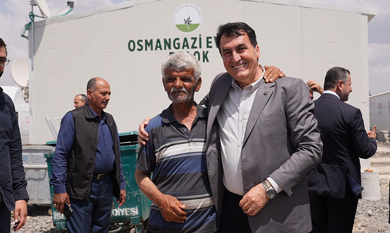 İslahiye’deki Osmangazi Evleri’nde yüzler gülüyor
