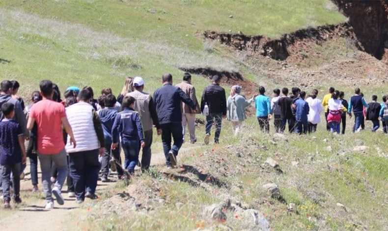Elazığ’da doğa yürüyüşü düzenlendi