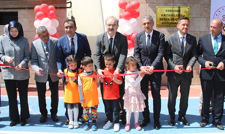 Bebek ve çocuk kütüphanesi açıldı