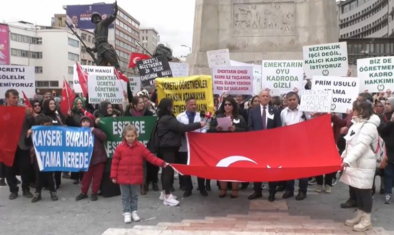 “Söz istiyoruz, atama istiyoruz”