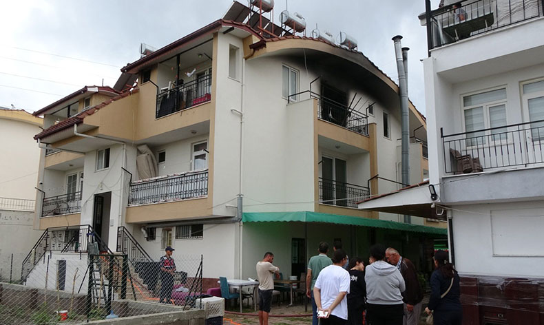 Manavgat’ta korkutan yangın
