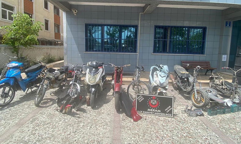 Motosiklet hırsızı 9 şahıs yakalandı