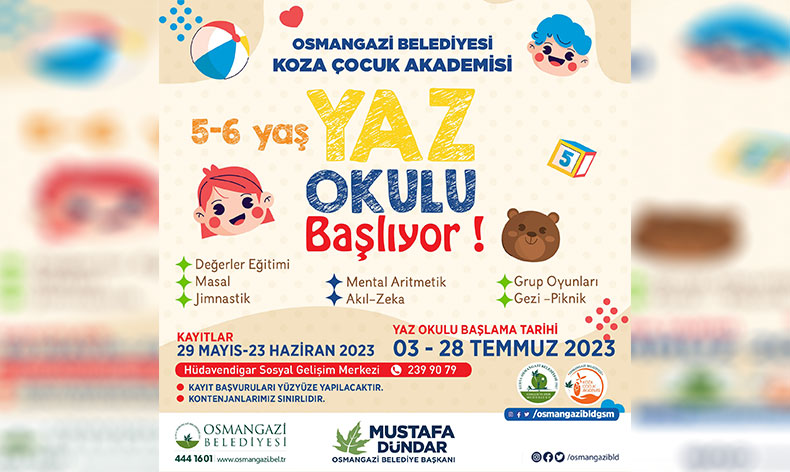 Koza Çocuk Akademi’de kayıtlar başladı