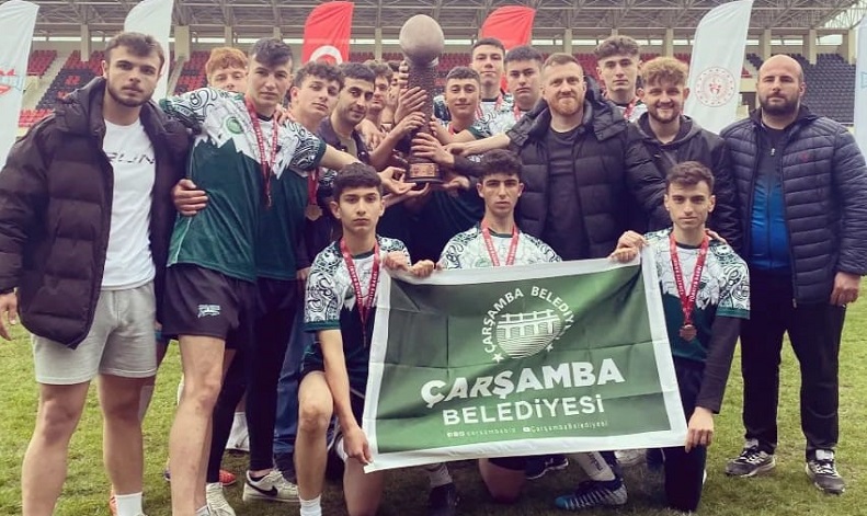 Çarşamba Belediye Spor Kulübü’nün ragbi başarısı