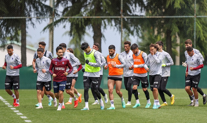 Trabzonspor, Ankaragücü maçı hazırlıklarını sürdürdü