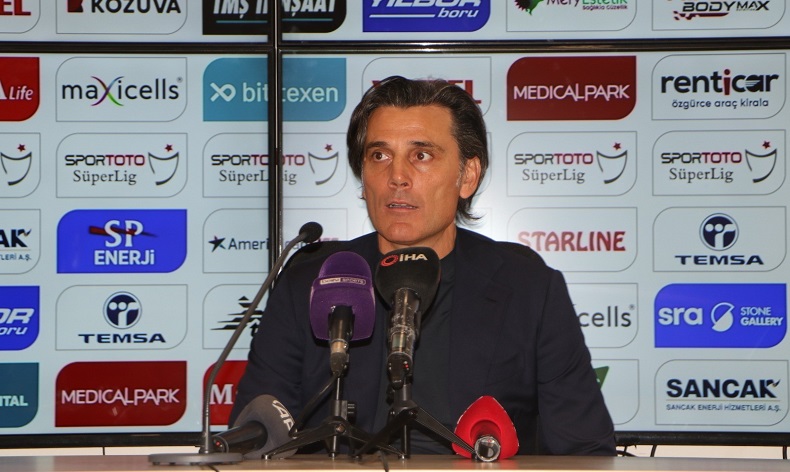 Adana Demirspor Teknik Direktörü Vincenzo Montella: “Oyuncu grubumuzla gurur duyuyorum”