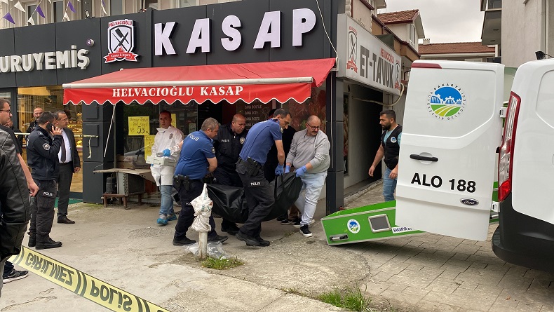 Kasap dükkanında cinayet