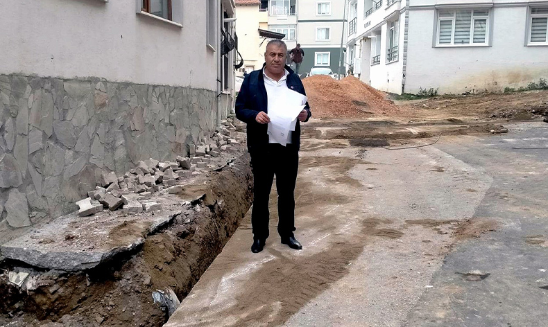 Sağlam muhtar, mahallesini aydınlattı