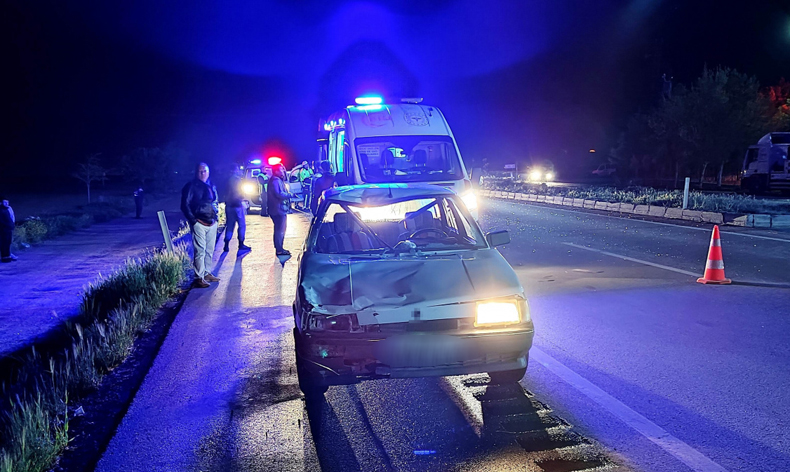 Düğün çıkışı feci kaza: 1 ölü, 3 yaralı