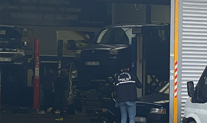 Oto tamircisinde silahlı saldırı