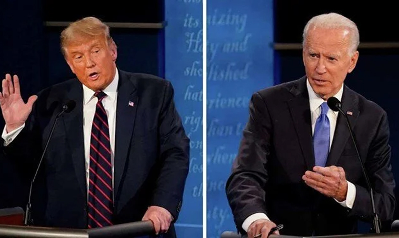 Biden, Trump’ın gerisinde kaldı