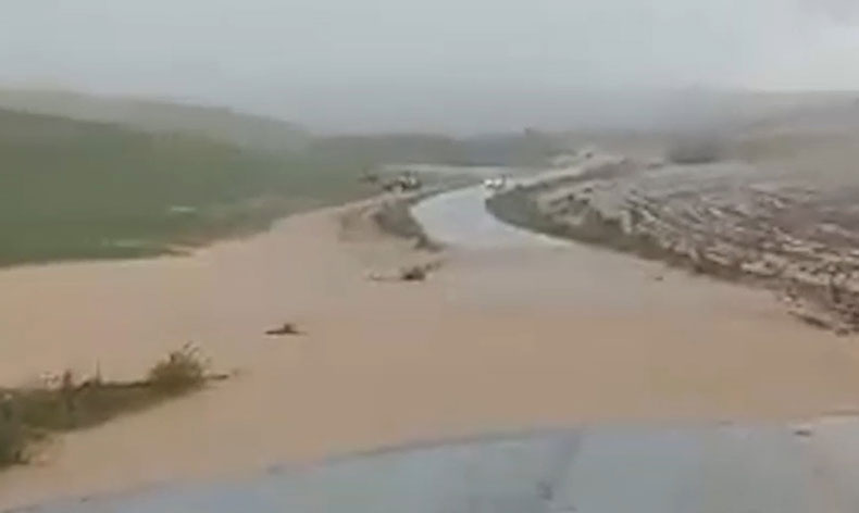 Yağış sele dönüştü, tarım arazileri zarar gördü