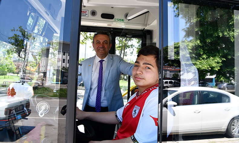 Özel çocuğun hayali gerçekleşti