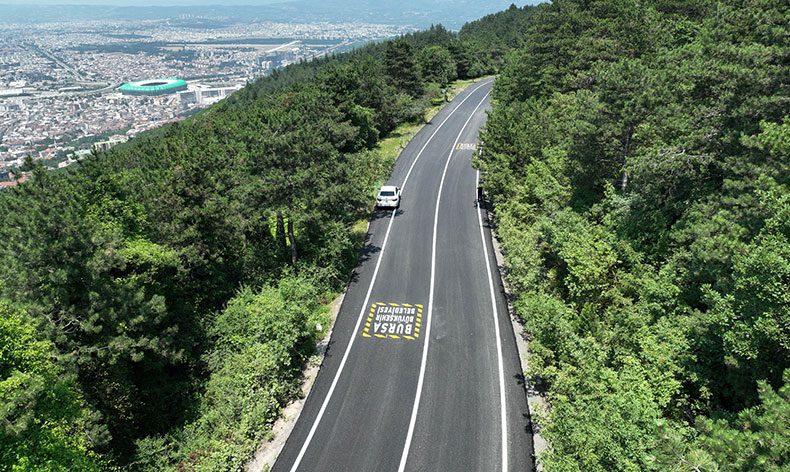 Uludağ Yolu’nda işlem tamam