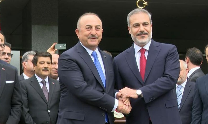 Dışişleri Bakanlığı’nda devir teslim töreni