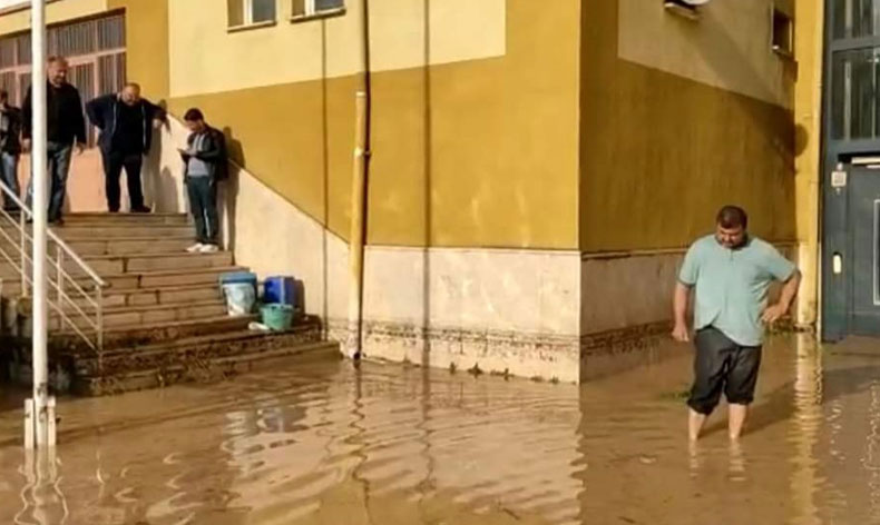 Okulda temizlik çalışmaları başladı