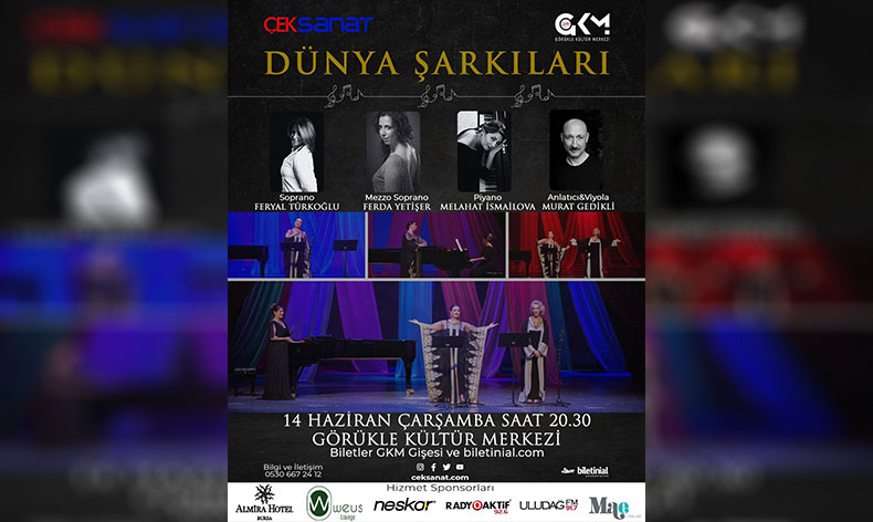 ÇEKSANAT GKM’de müzik şöleni