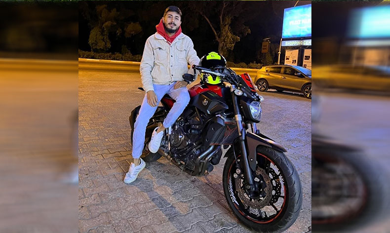 Motosiklet tutkunu genç hayatını kaybetti