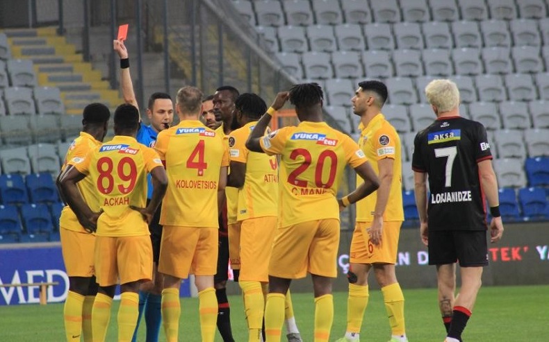 Kayserispor’un kart raporu