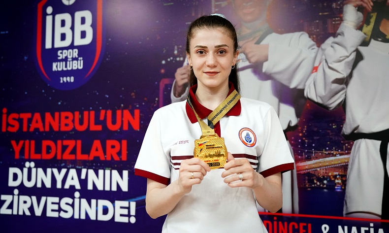 Milli Tekvandocu Merve Dinçel: “Kariyerimin ikinci altın madalyasını Bakü’de elde etmek önemliydi”