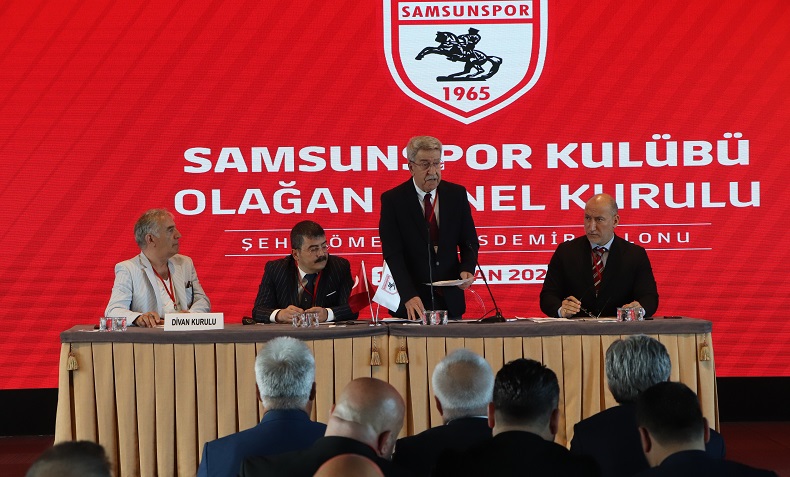 Samsunspor’da Yüksel Yıldırım, katılamadığı kongrede yeniden başkan seçildi
