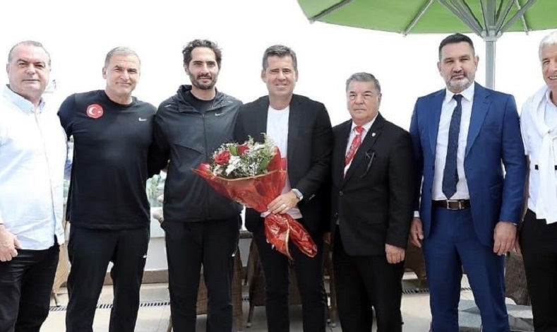 Hüseyin Eroğlu’ndan A Milli Takım kampına ziyaret