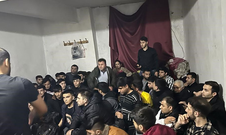 Zeytinburnu’nda kaçak göçmen operasyonu