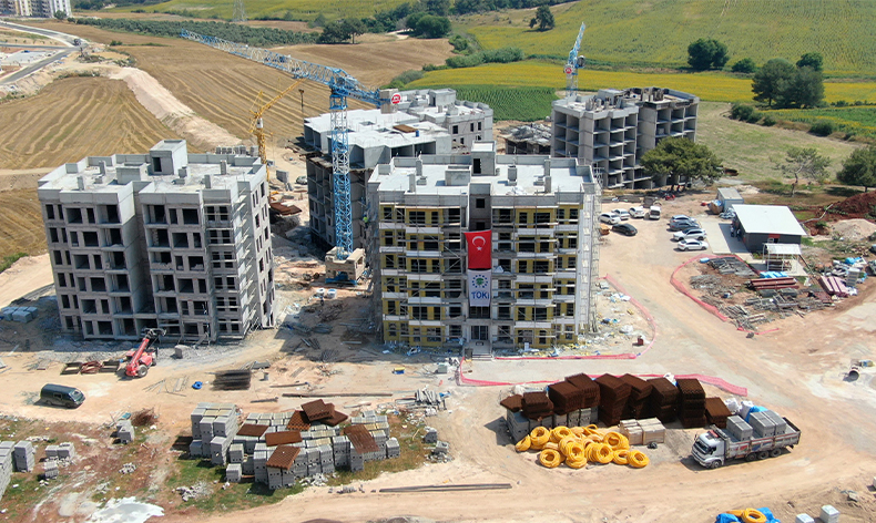 Afet konutları hızla yükseliyor