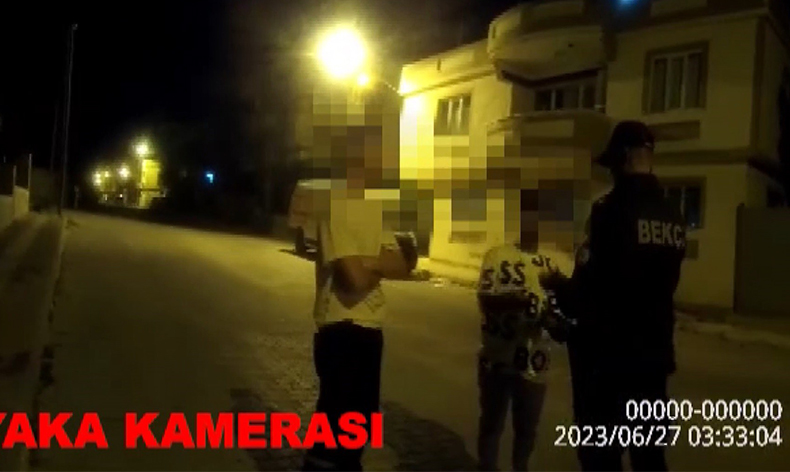 Bekçiler asayiş uygulaması yaptı