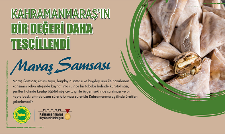 Maraş Samsası coğrafi işaretle tescillendi