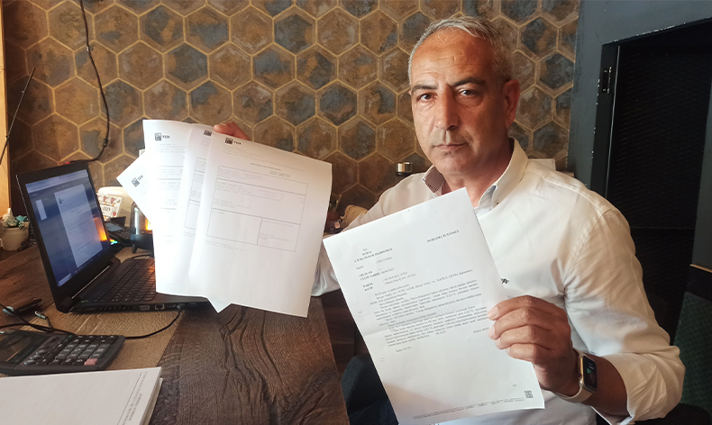 Bursa’da 22 kuruşluk icra şoku